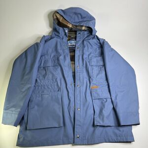 Vintage Pacific Trail Women’s Winter Jacket Blue Fleece Hooded XL